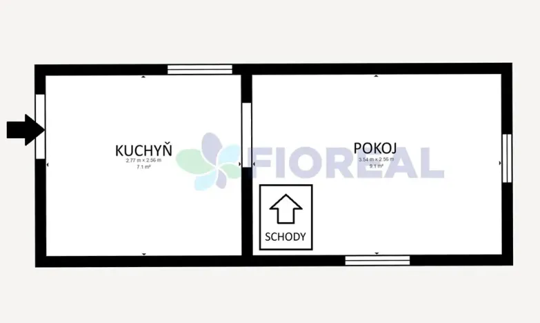 Prodej chaty, Praha - Kyje, Nedokončená, 20 m2