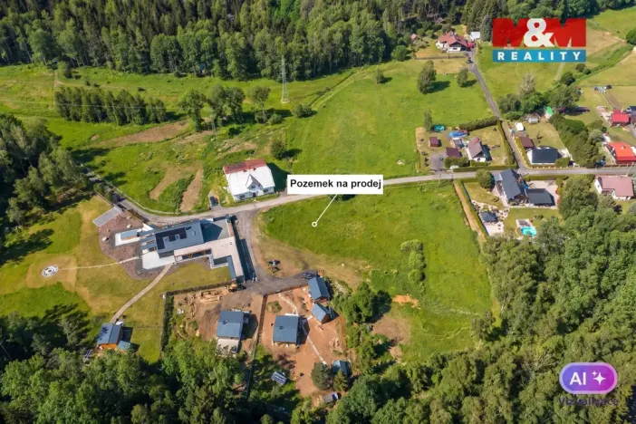 Prodej pozemku pro bydlení, Rumburk, Na kolonii, 1263 m2