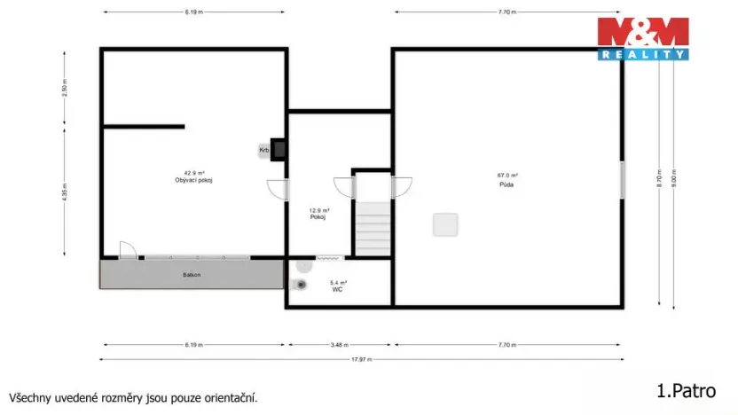 Prodej rodinného domu, Všeruby - Hájek, 131 m2