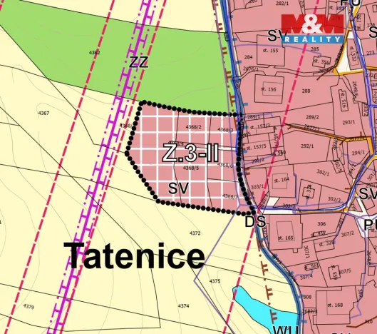 Prodej pozemku pro bydlení, Tatenice, 8105 m2