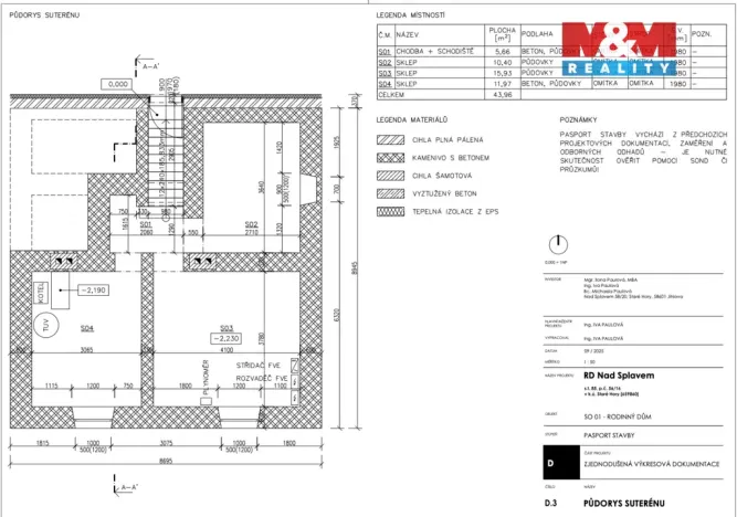 Prodej rodinného domu, Jihlava - Staré Hory, Nad Splavem, 150 m2