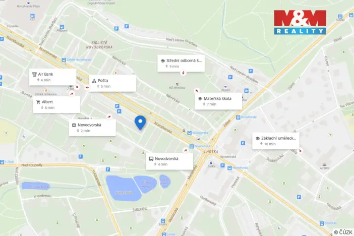 Prodej bytu 3+kk, Praha - Lhotka, Novodvorská, 67 m2
