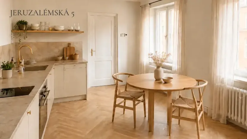 Prodej bytu 2+kk, Praha - Nové Město, Jeruzalémská, 43 m2