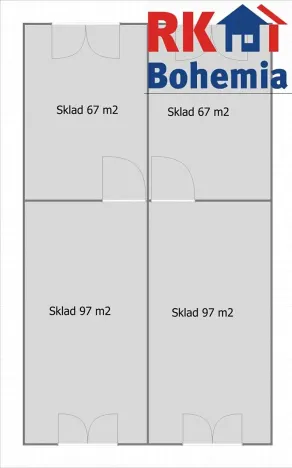Pronájem skladu, Český Brod, Klučovská, 328 m2