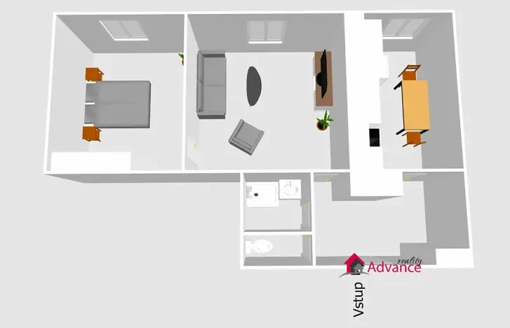Prodej bytu 2+1, Ostrava, Porubská, 60 m2