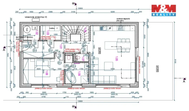 Prodej rodinného domu, Kyšice, 166 m2