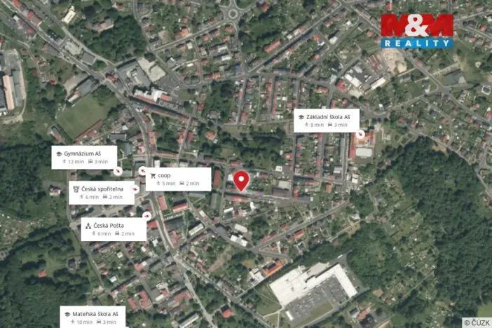 Prodej bytu 1+1, Aš, Vysoká, 36 m2
