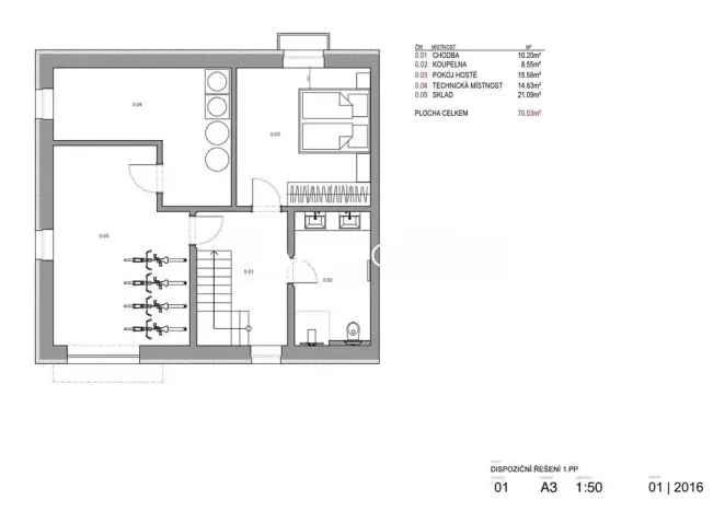 Pronájem rodinného domu, Praha - Suchdol, Návazná, 220 m2