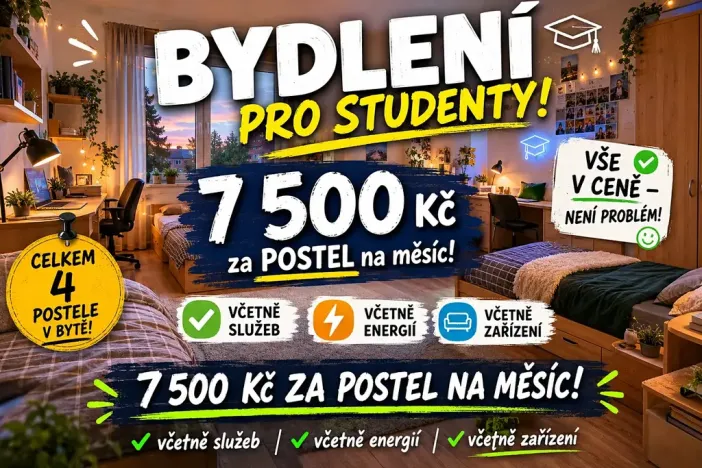 Pronájem bytu 2+1, Brno, Chládkova, 60 m2