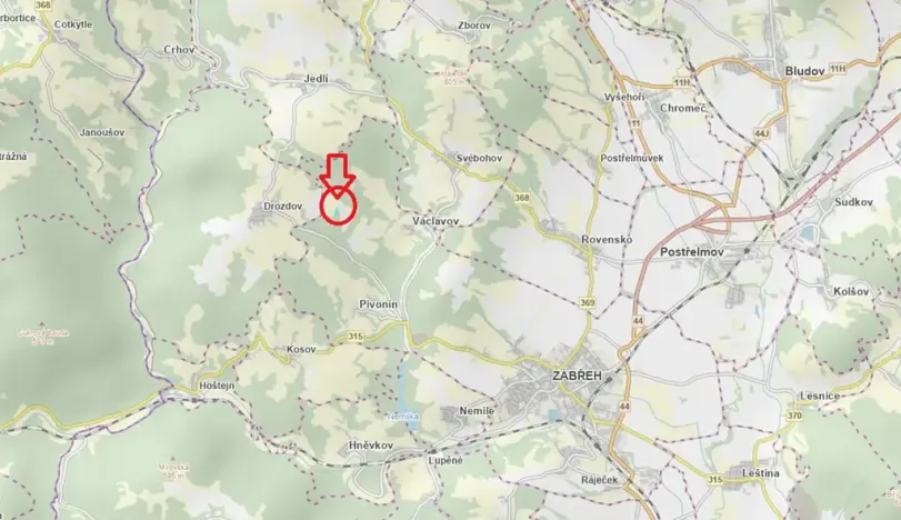 Prodej lesa, Zábřeh, 4422 m2