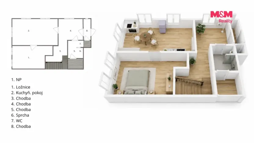 Prodej chaty, Branná, 108 m2