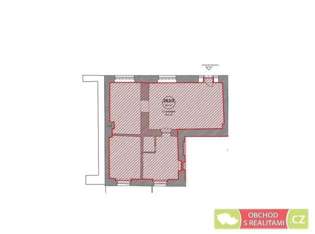 Prodej obchodního prostoru, Slaný, Vinařického, 74 m2