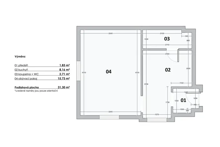 Prodej bytu 1+1, Praha - Košíře, Holečkova, 31 m2