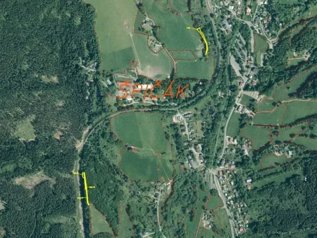 Dražba pozemku, Železná Ruda, 1644 m2