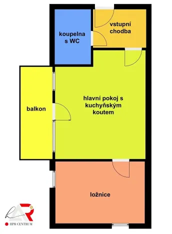 Pronájem bytu 2+kk, Pohořelice, Znojemská, 52 m2