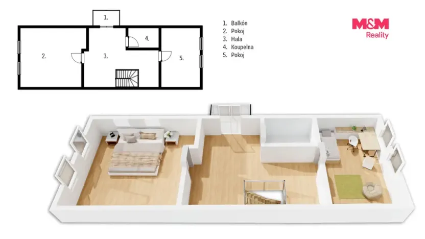 Prodej ubytování, Sněžné, 116 m2