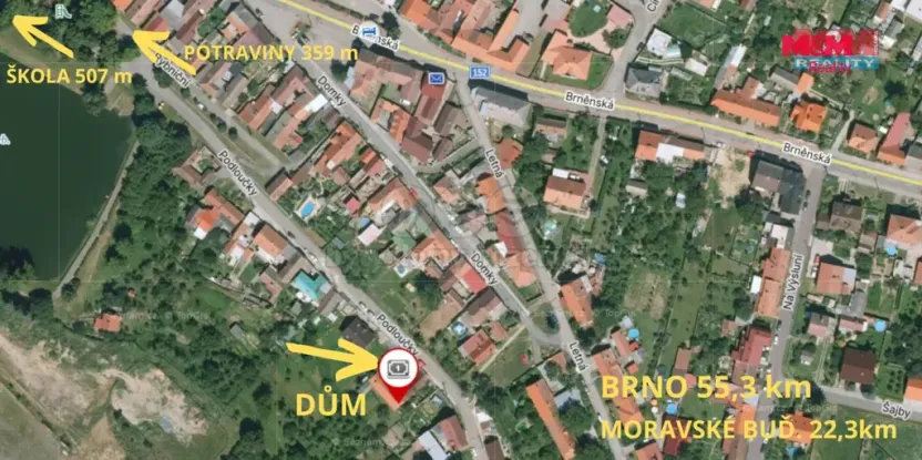 Pronájem rodinného domu, Hrotovice, Podloučky, 109 m2