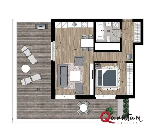 Pronájem bytu 2+kk, Praha - Smíchov, Holečkova, 54 m2