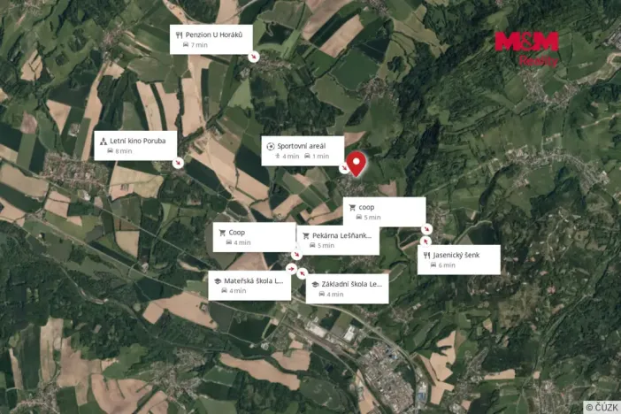 Prodej pozemku pro bydlení, Lešná - Perná, 884 m2