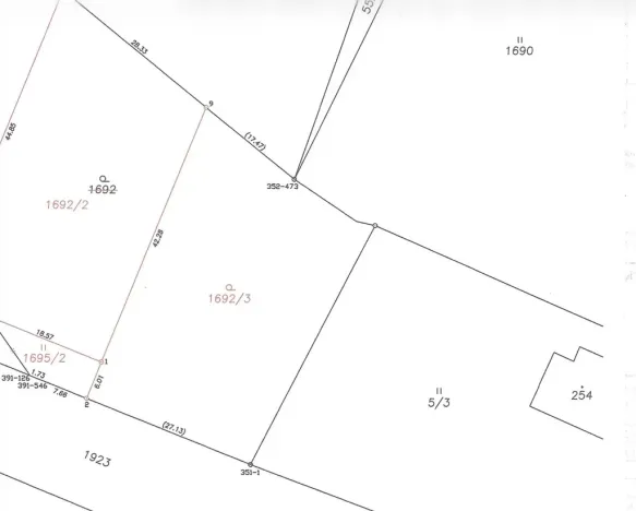 Prodej pozemku pro bydlení, Veliny, 1652 m2