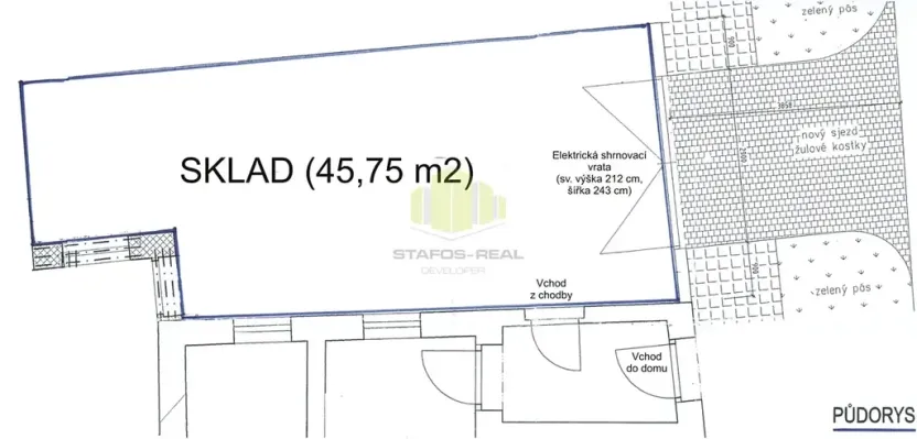 Pronájem kanceláře, Olomouc, U solných mlýnů, 75 m2