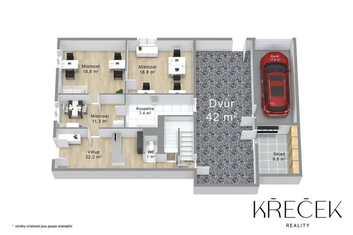 Prodej obchodního prostoru, Třebíč, Bedřicha Václavka, 250 m2