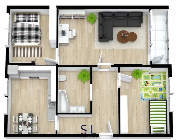 Prodej bytu 3+1, Jablonec nad Nisou, Mechová, 75 m2