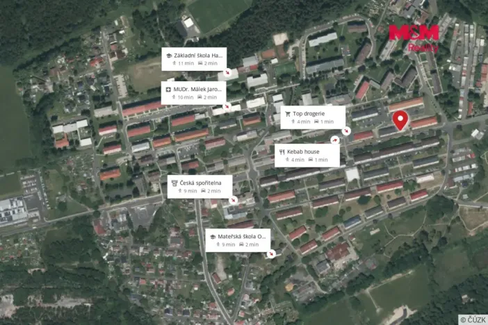 Prodej bytu 1+1, Habartov, 1. máje, 35 m2