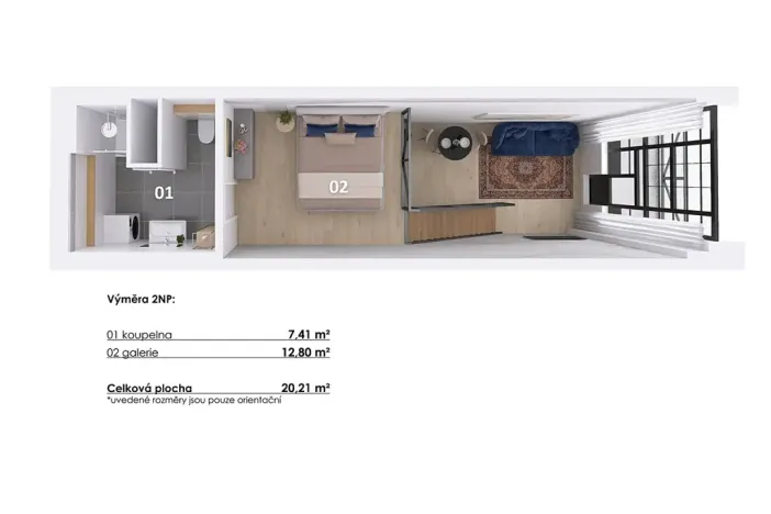 Prodej bytu 2+kk, Praha - Vysočany, Kolbenova, 53 m2