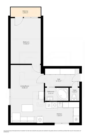 Pronájem bytu 2+kk, Příbram, Bratří Čapků, 50 m2