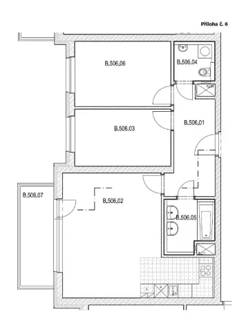 Prodej bytu 3+kk, Praha - Hlubočepy, Miloše Havla, 71 m2