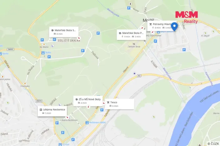 Prodej bytu 3+1, Ústí nad Labem - Mojžíř, Jindřicha Plachty, 79 m2