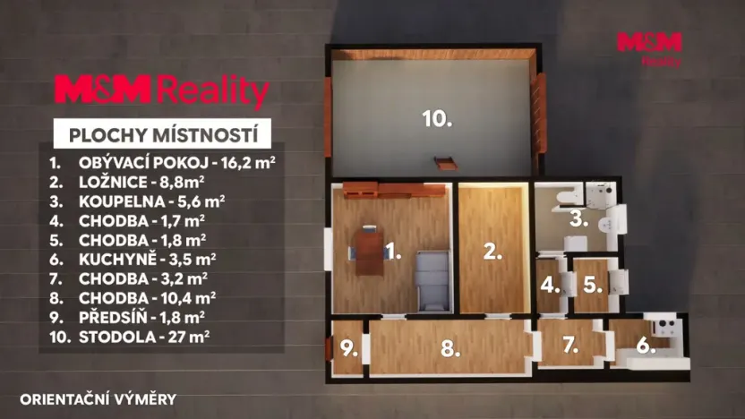 Prodej rodinného domu, Rožďalovice, Boleslavská, 70 m2