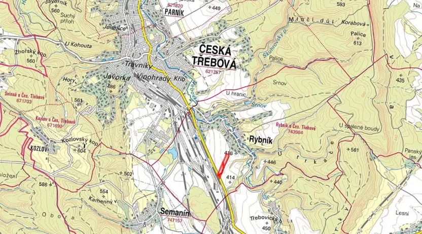 Prodej podílu komerčního pozemku, Rybník, 10974 m2