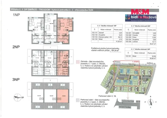 Prodej rodinného domu, Smiřice - Rodov, 102 m2
