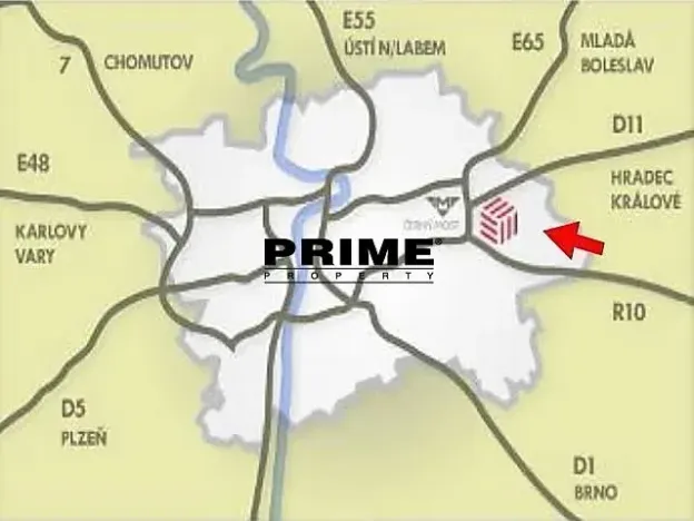 Pronájem skladu, Praha - Horní Počernice, Ve žlíbku, 1501 m2