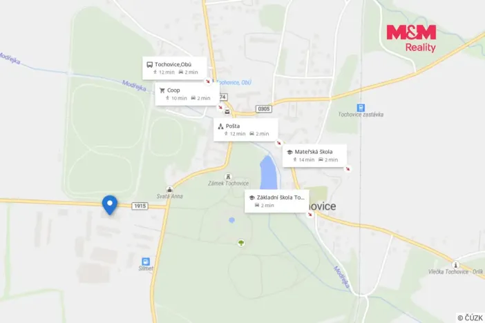 Pronájem bytu 1+kk, Tochovice, 39 m2