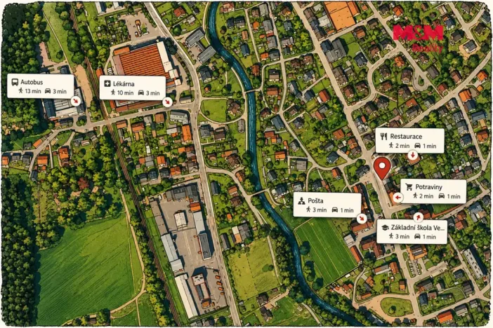 Prodej činžovního domu, Velké Poříčí, Náměstí, 546 m2