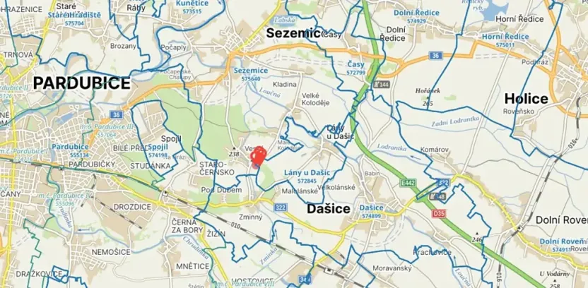 Prodej lesa, Lány u Dašic, 18841 m2