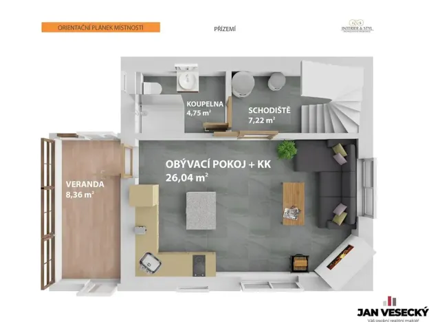 Prodej chaty, Krňany, 84 m2