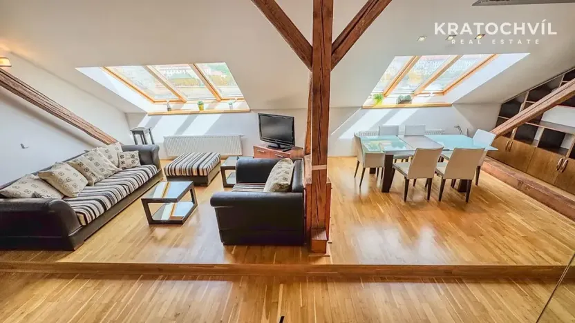 Prodej bytu 3+kk, Praha - Smíchov, Hořejší nábřeží, 117 m2