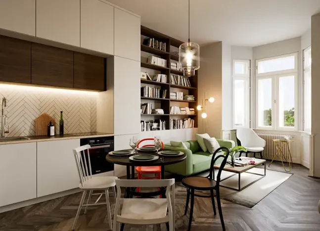 Pronájem bytu 2+kk, Praha - Vršovice, 57 m2