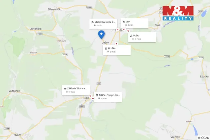 Prodej rodinného domu, Luká - Ješov, 95 m2