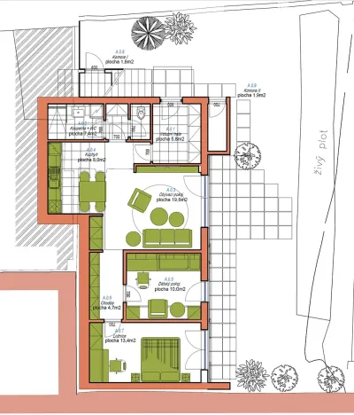 Prodej bytu 3+kk, Praha - Košíře, Holečkova, 76 m2