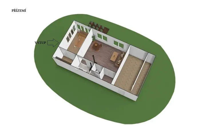 Prodej chaty, Borová, 53 m2