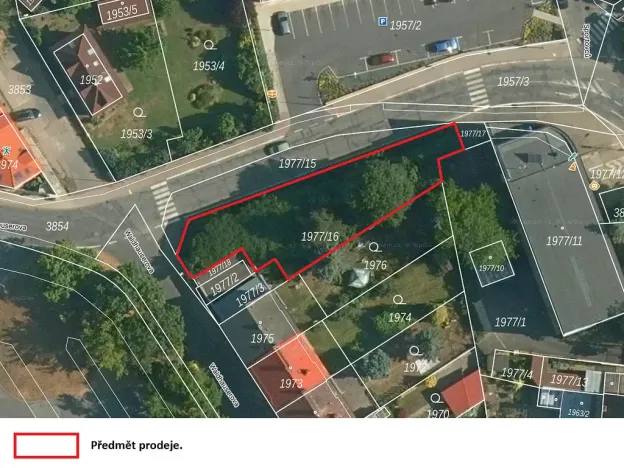 Prodej komerčního pozemku, Kutná Hora, Waldhauserova, 620 m2