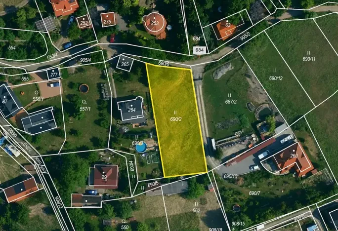 Prodej pozemku pro bydlení, Chocerady, 1135 m2