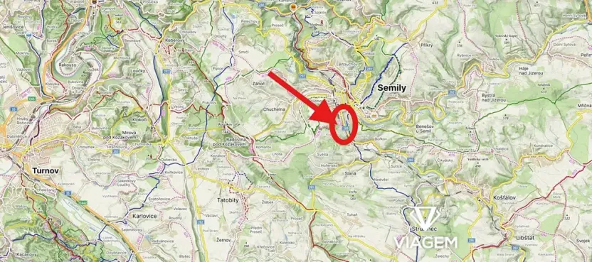 Prodej zahrady, Slaná, 658 m2