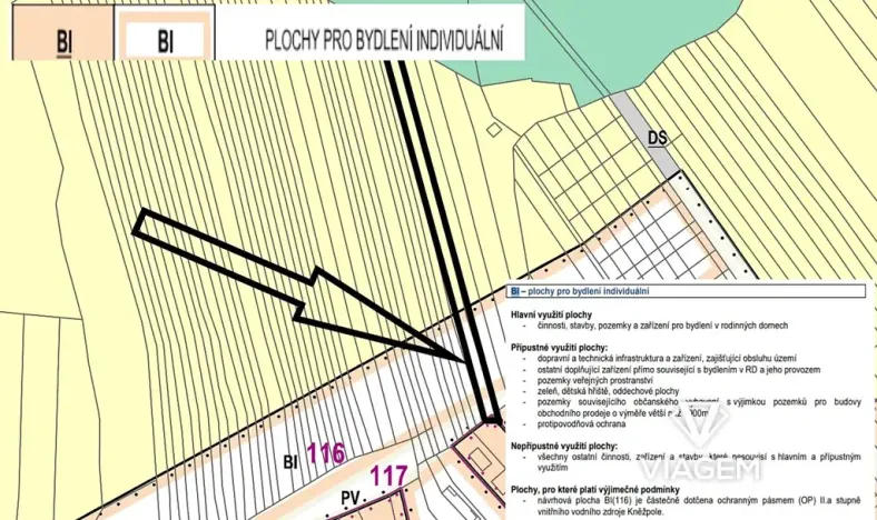 Prodej pozemku pro bydlení, Kněžpole, 3036 m2