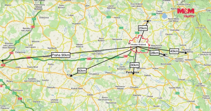 Pronájem bytu 3+kk, Hradec Králové - Pražské Předměstí, Albertova, 60 m2